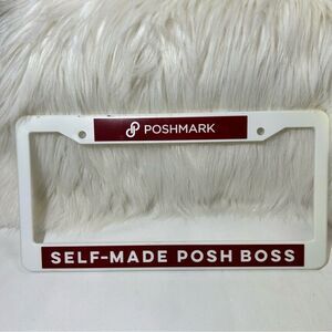Poshmark Self Made Posh Boss License Plate Frame
